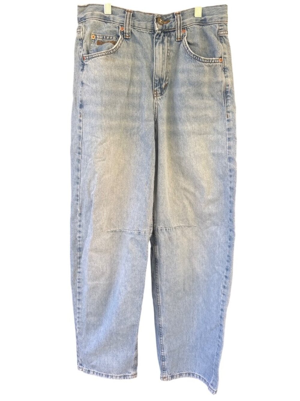 Urban Outfitters BDG Barrel Jeans Women’s Size 26W Blue Buckle Back Cinch
